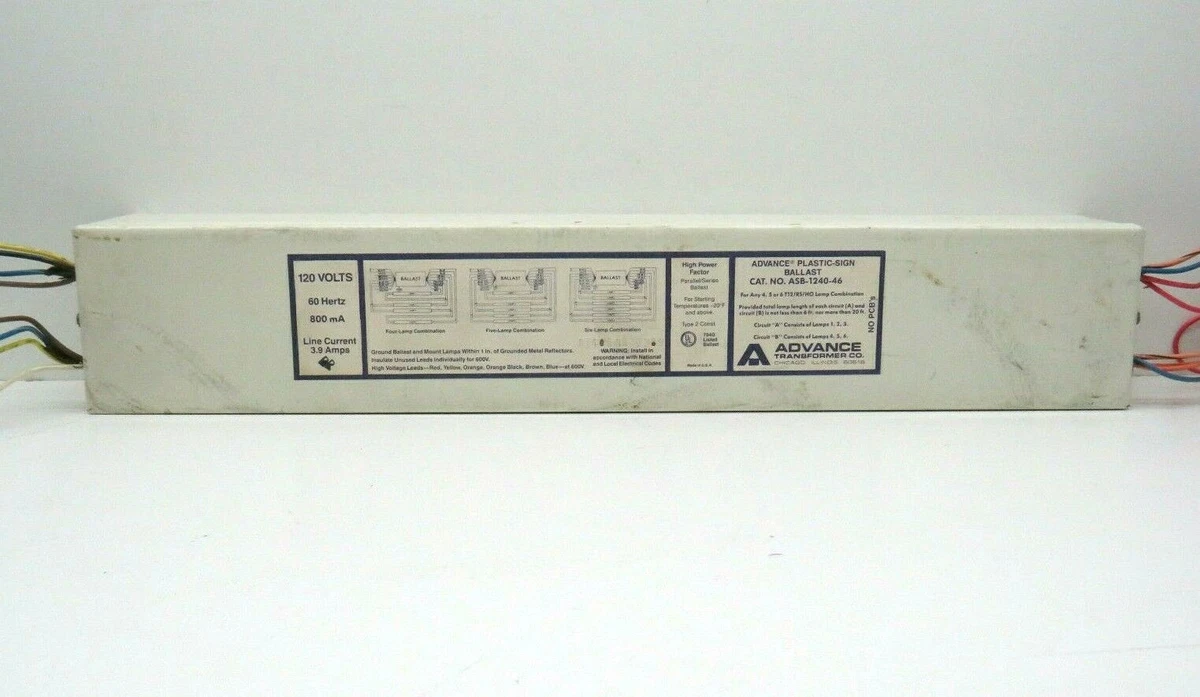 Sign ballast on sale