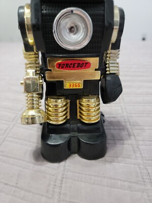 Lot De 3 Robots Vintage Pyrobot Pyragric 1985 - 20cm, Son Et Lumière, Non Testé