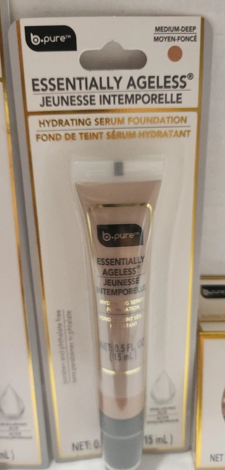 B.Pure Essentially Ageless Hydrating Serum  SET OF 3 New MED/DEEP  MOYEN FONCE  - Image 4 of 4