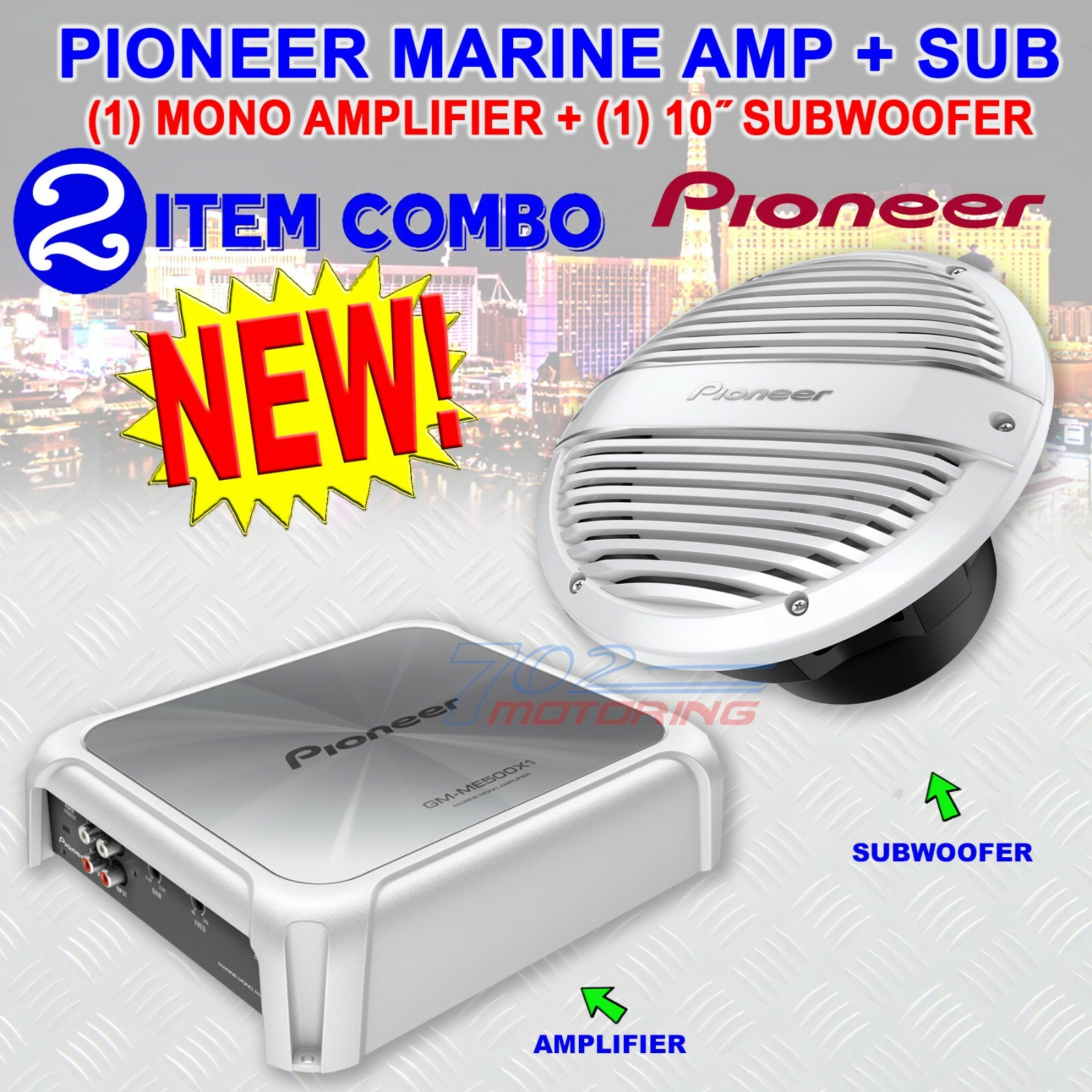 pioneer mono amp