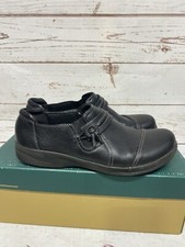 Collection by Clarks Cheyn Madi Loafers Slip On Comfort Shoes Women s 7 Black