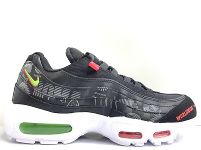 Nike Air Max 95 WW Worldwide Black-White-Green Strike Mens‎ Sz 13 [CQ9743-001] s-l1200.jpg main image 2