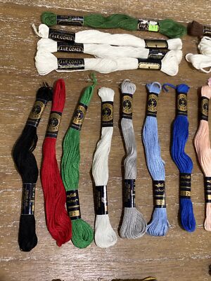 27+ ANCHOR Susan Bates J & P COATS Mouline Stranded Cotton FLOSS