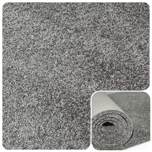 Elite Twist Pile Carpet Mid Grey 4m Wide Carpet Remnant Roll End eBay