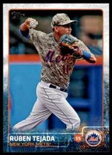 2015 Topps Series 2 Ruben Tejada #593 New York Mets