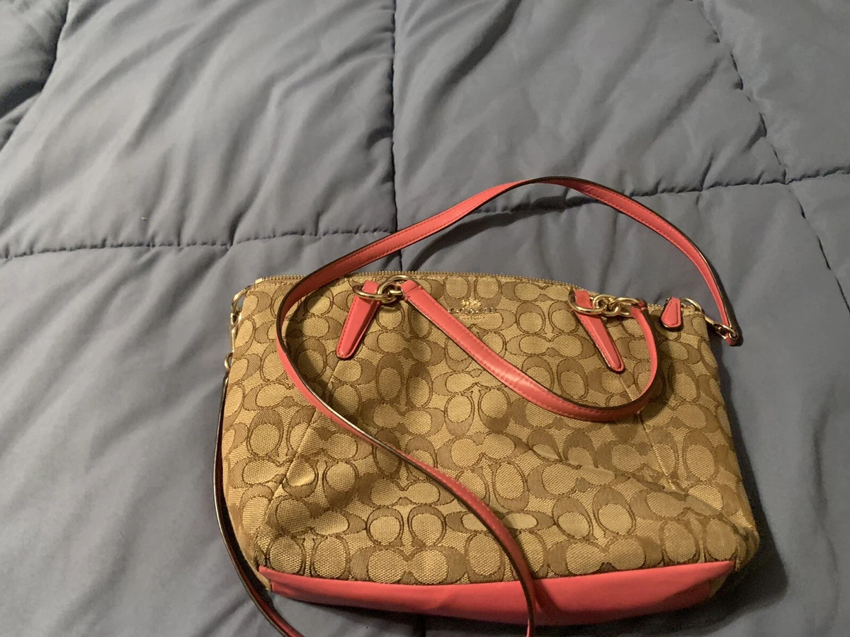 Coach Pink Leather Small Kelsey Satchel Coach