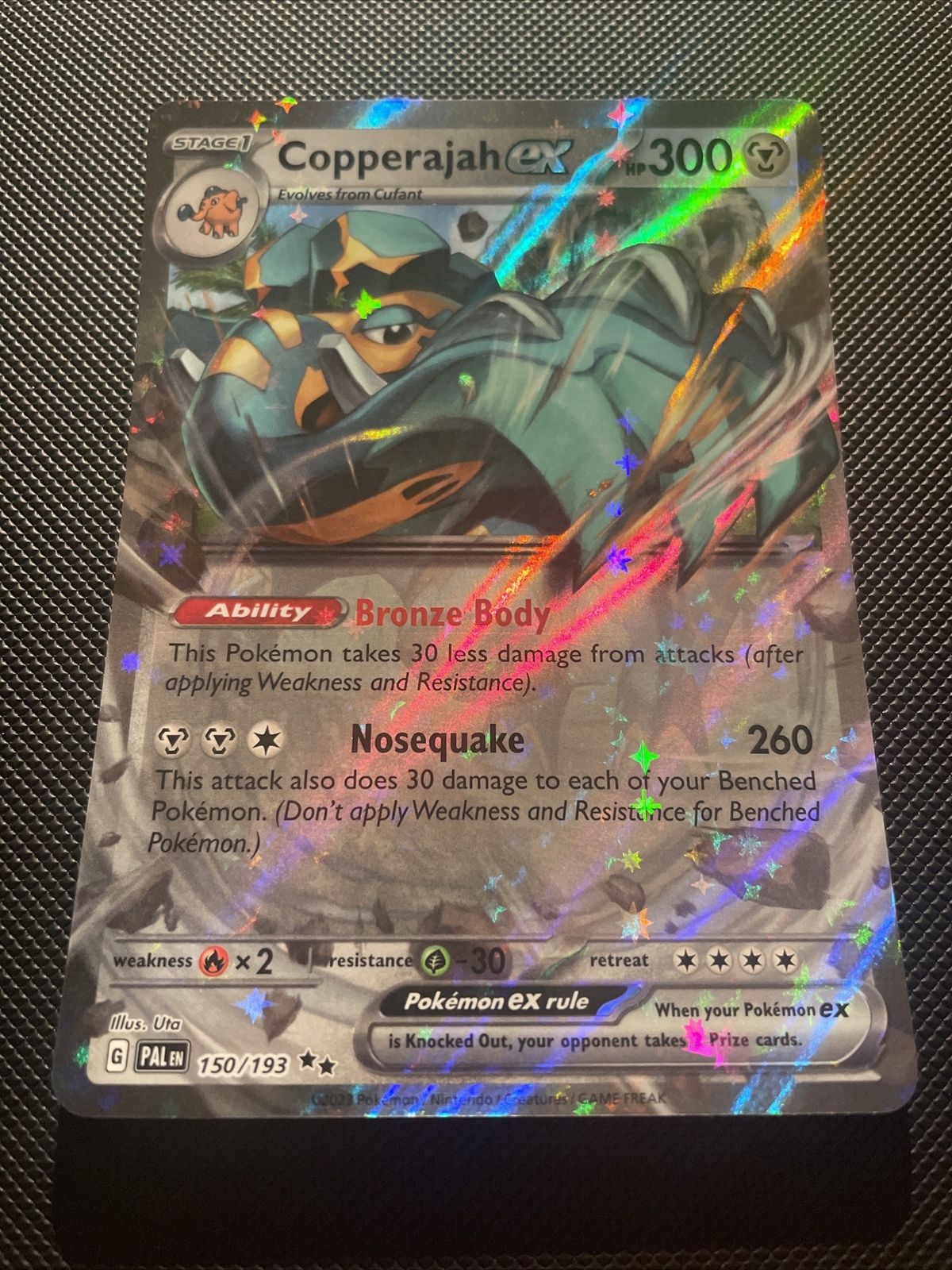 Copperajah ex - 150/193 Paldea Evolved Doble Rare Pokemon - NM/MINT