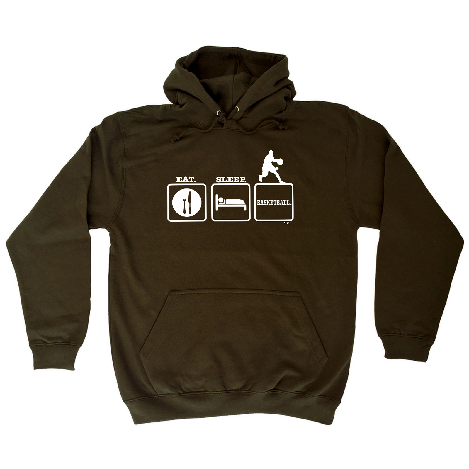 Funny Basketball Hoodie - Eat Sleep Basketball Gift for Men and Women