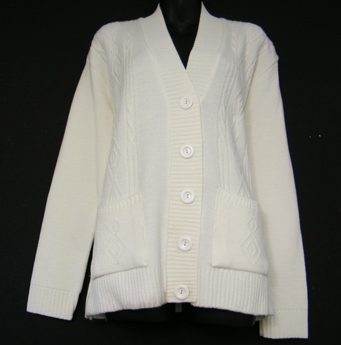 BUTTON UP CARDIGANS 95% ACRYLIC 5%ELST 9 COLS S/M(12-14) M/L(14-16) L/XL(18-20) - Picture 8 of 59