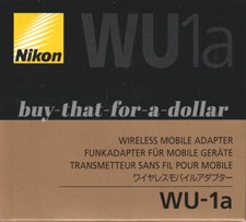  NEW NIKON WU-1a Wireless Mobile Adapter-D3200 D3300 D5200 D5300 D7100 P7800 Df