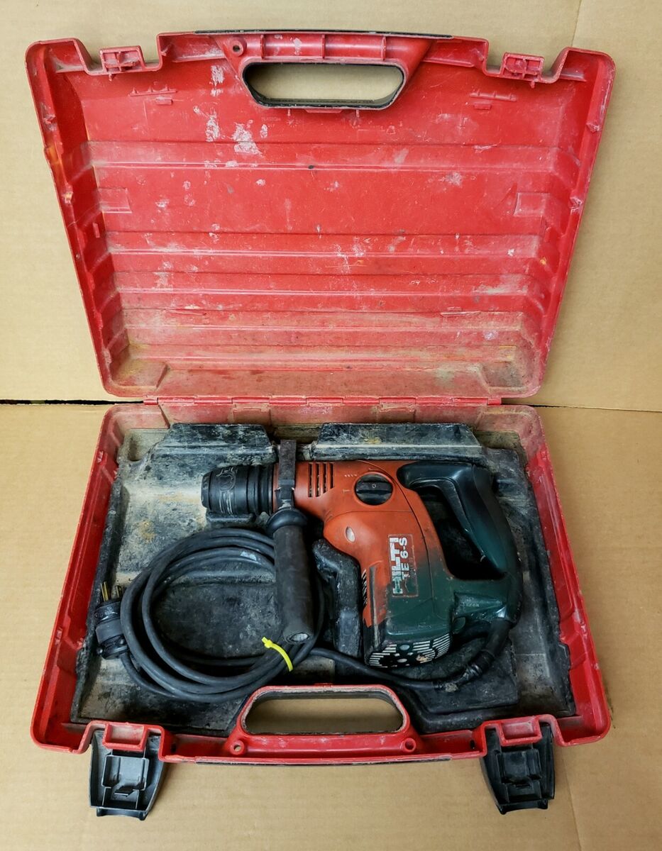 HILTI TE 6-S Corded Rotary Hammer Drill with Hard Case | eBay HILTI TE 6-S Corded Rotary Hammer Drill with Hard Case | eBay