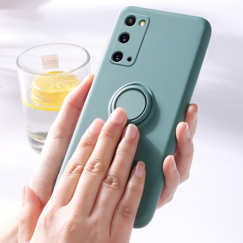 Funda Para Samsung S25 A55 S20 FE S21 S22 S23 S24 Ultra Silicona Anillo Soporte Cubierta - Imagen 11 de 22