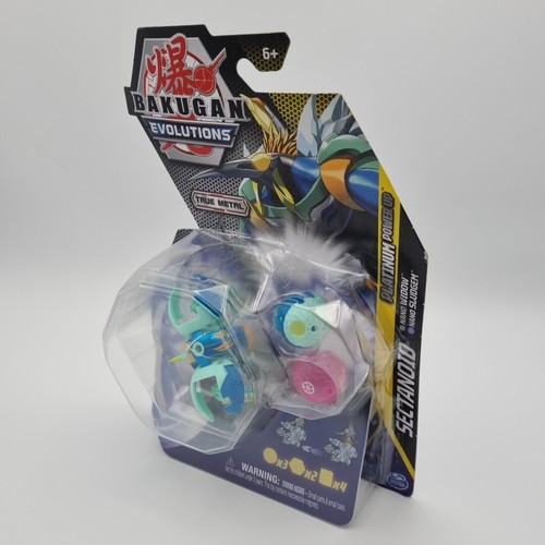 Bakugan Evolutions Platinum Sectanoid Starter Pack Nano Widow & Nano Sludgem - Picture 2 of 7