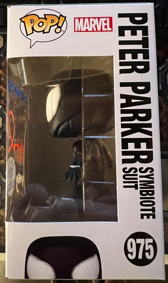 Pop Spider-Man 2 #975 Peter Parker Symbiote Suit Signed by Yuri
