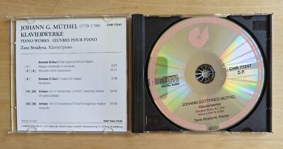 Johann Gottfried Muthel Piano Works (Stradyna) (2002 CD) Album