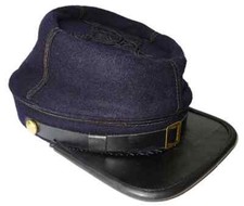 US Civil War Union Infantry Navy Wool Kepi 2 Row Braid All Sizes