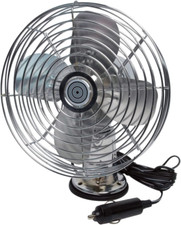 RoadPro 12V Heavy Duty Metal Car Fan, 7.5 Inch