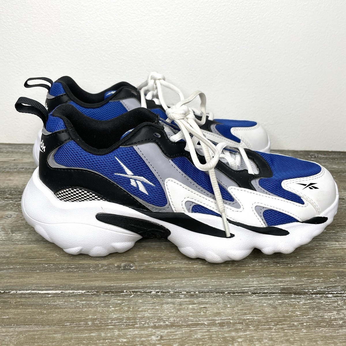 Reebok DMX Series 1000 Men's White Blue Trainers EF7652 Size 7 | eBay