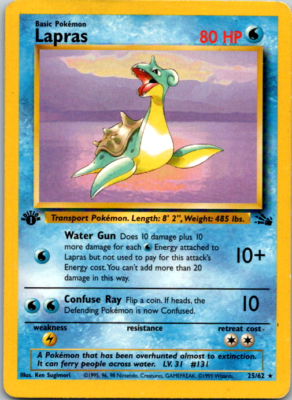 Pokemon Fossil Set 1st Edition - Choose Your Card! 1999 Vintage