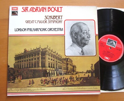 ASD 2856 ED1 Sir Adrian Boult Schubert Great C Major Symphony EMI Stereo NM