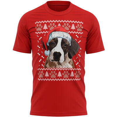 Christmas Great Dane T Shirt Dog Owner Gifts For Him Mens