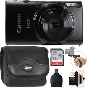 Canon Powershot IXY 650/ELPH 360 Caméra numérique noir avec 32GB Ensemble d'accessoires