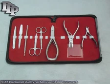 9 PCS Professional Quality nail Manicure Kit Tool Set, BTS-163