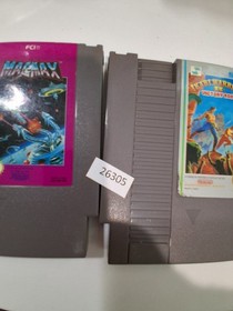 retro Nintendo games NES Magmax & Ikari Warriors II: Victory road  26305 wt11