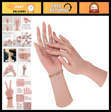 Life-Size Realistic Silicone Female Hand Model for Jewelry Display Props