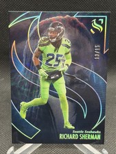 2025 Panini Silhouette Richard Sherman SCOPE SSP #/15 RARE Seahawks SUPER BOWL!