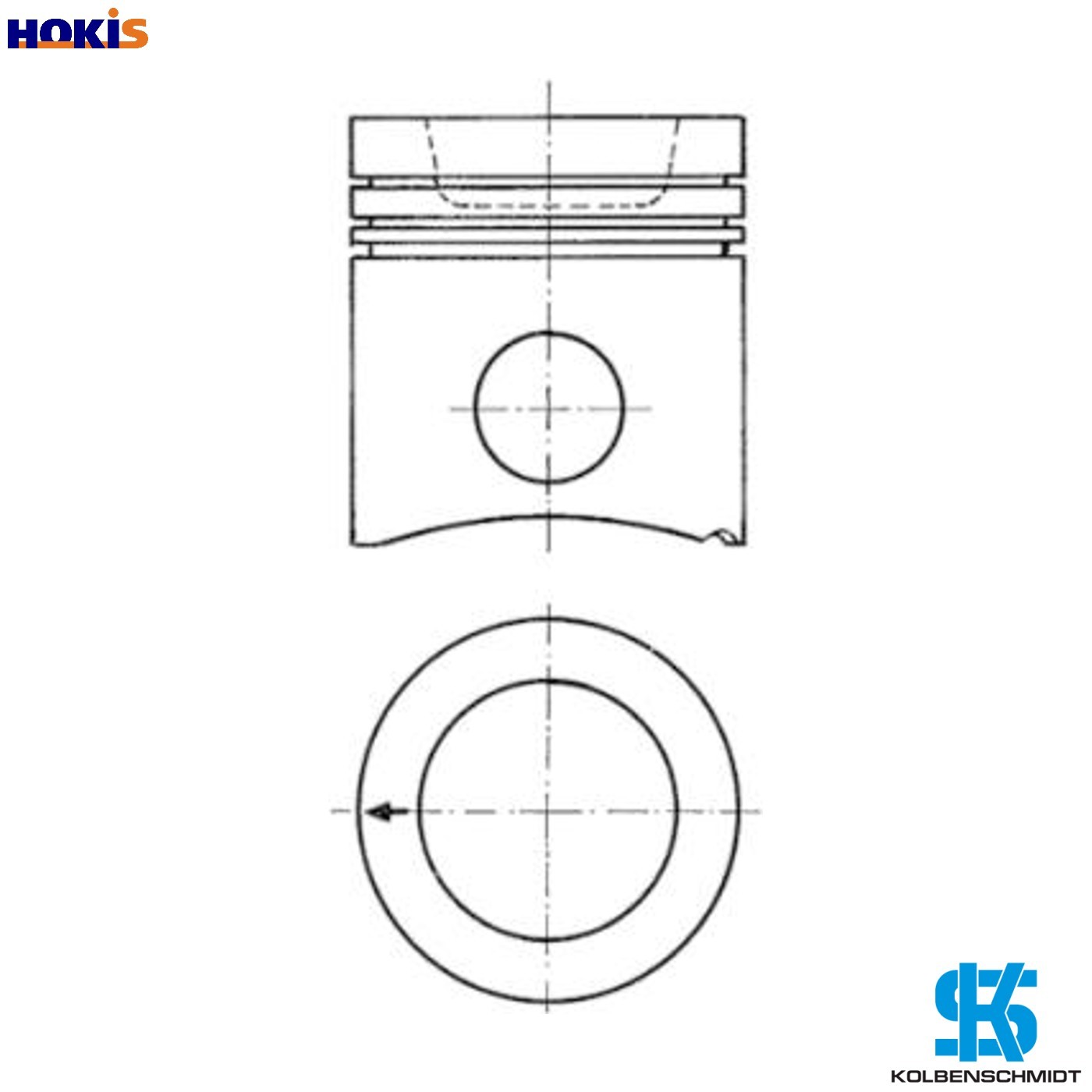 PISTON 94943600 STD FOR E 2842 E 312 21.9L 12cyl