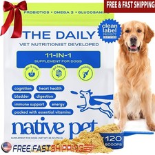 11-in-1 Dog Supplement Powder Supports Mobility Digestion Heart Health Vitality