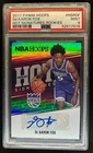 2017-18 Panini Hoops De Aaron Fox Hot Signatures Rookies RC Auto #HSR-DF PSA 9