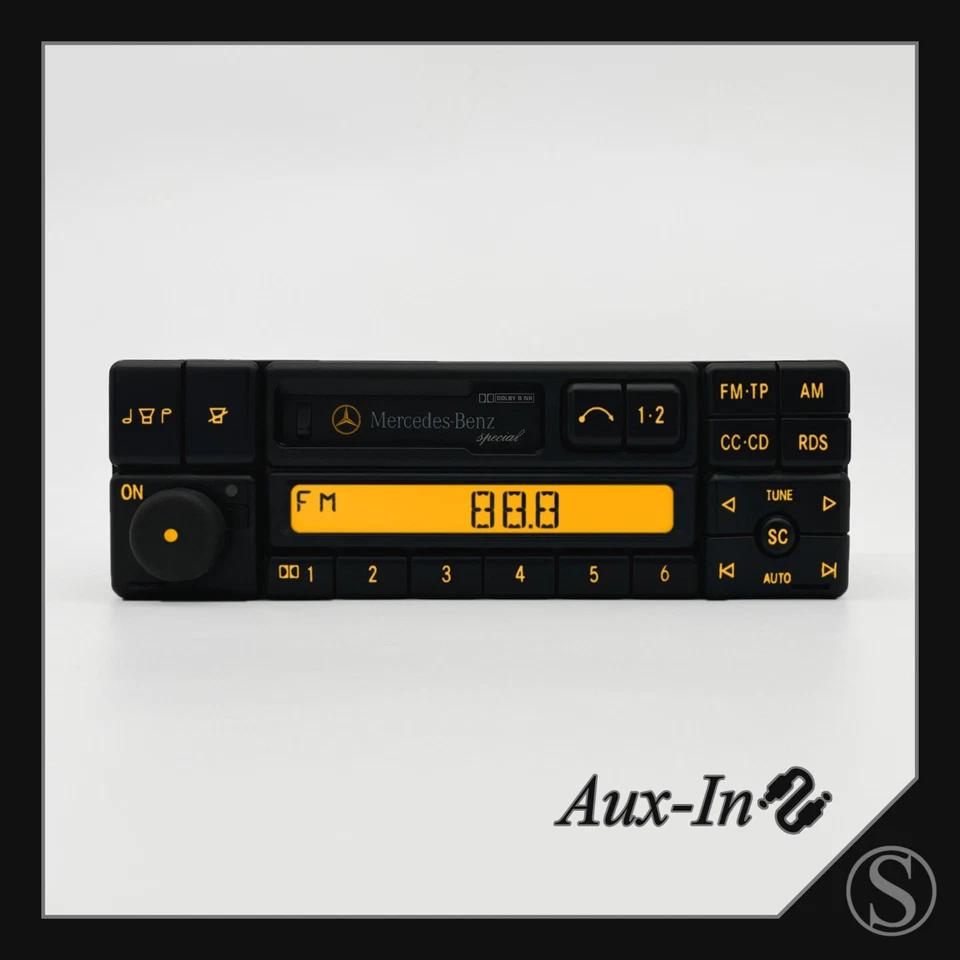 Mercedes-Benz Special BE2210 Radio Aux Becker W201 W202 W124 W210 W140 R129 SL - Bild 1 von 1