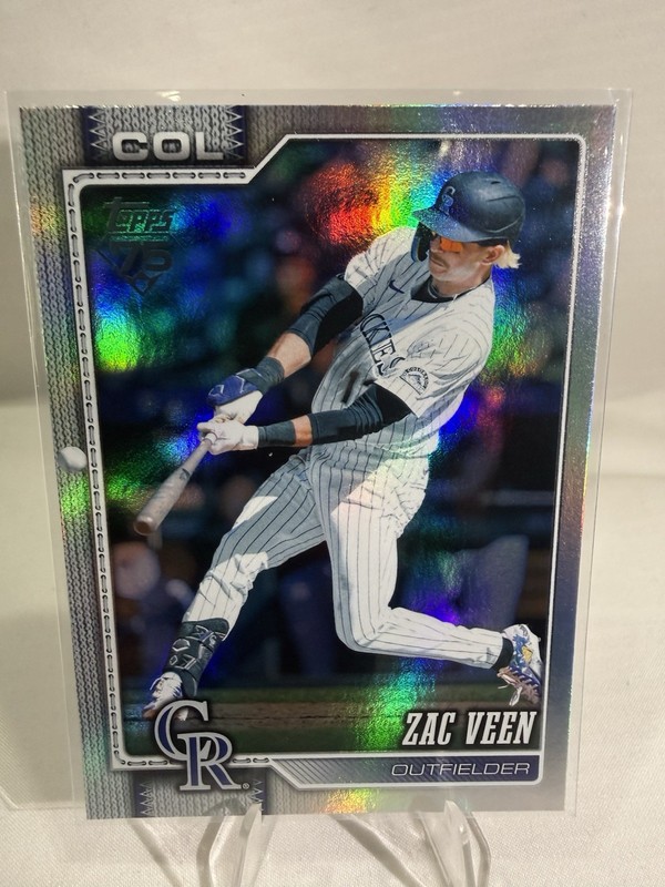 2026 Topps Series 2 Zac Veen Rainbow Foil # 514 - Rockies