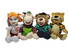 Set of 4 Haven Holidays plush toys Polly, Rory, Bradley & Greedy cuddly soft toy