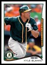 Kyle Blanks 2014 Topps Update #US-101 Athletics MLB READ FREE SHIP AutographDen