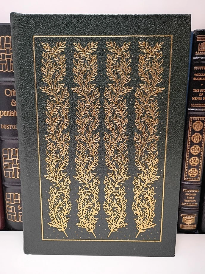 Return of the Native Thomas Hardy 1978 Leather 22kt Gold Macabre Wood Engravings Foto 2 de 4