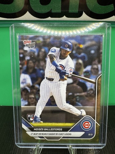 Topps Now! 2025 #703 1/1 SuperFractor - Moises Ballesteros - Chicago Cubs - RC