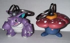 Vintage 1999 Burger King Pokemon Vileplume Nidoking Kids Meal Toy 1.5” Keychain