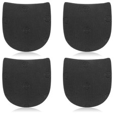 2 Pairs Shoe Repair Rubber Heels, Anti-Slip Shoe Heel Repair Kit Cuttable Boot
