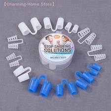 8 Pcs Silicone Anti Snore Nasal Dilators Apnea Aid Device Stop Snoring Nose Clip