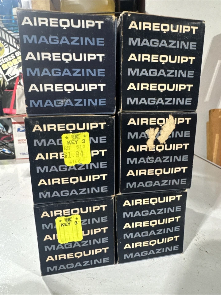 AIREQUIPT Lot of 6 METAL SLIDE MAGAZINE TRAY HOLDS 36 2 x 2" 35mm SLIDES - Image 2 of 3