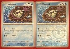Pokémon TCG Wimpod 047/182 Scarlet & Violet Paradox Rift Reverse Holo NM