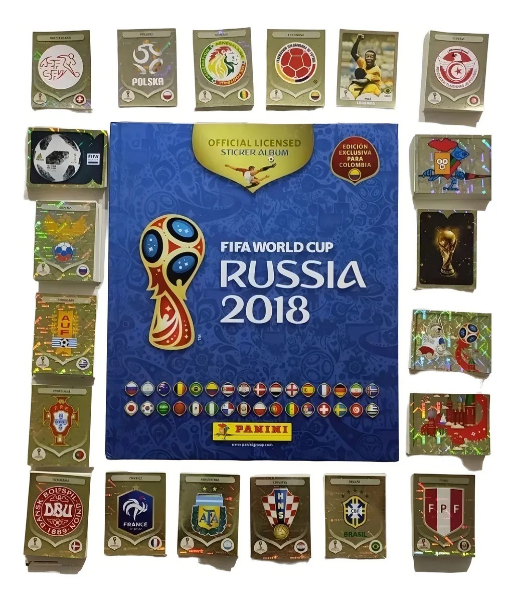 PANINI FIFA WORLD CUP RUSSIA 2018 ALBUM + STICKER FULL SET - 670