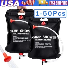 Solar Shower Bag 10 gallons/20L Solar Heating Camping Shower Bag for Camping Lot