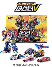 Tobot V MASTER V Robot 6 types vehicles Transformer Robot Korean Toy Big Size