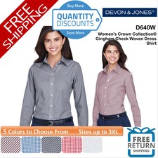   Devon & Jones Women Crown Collection Gingha...