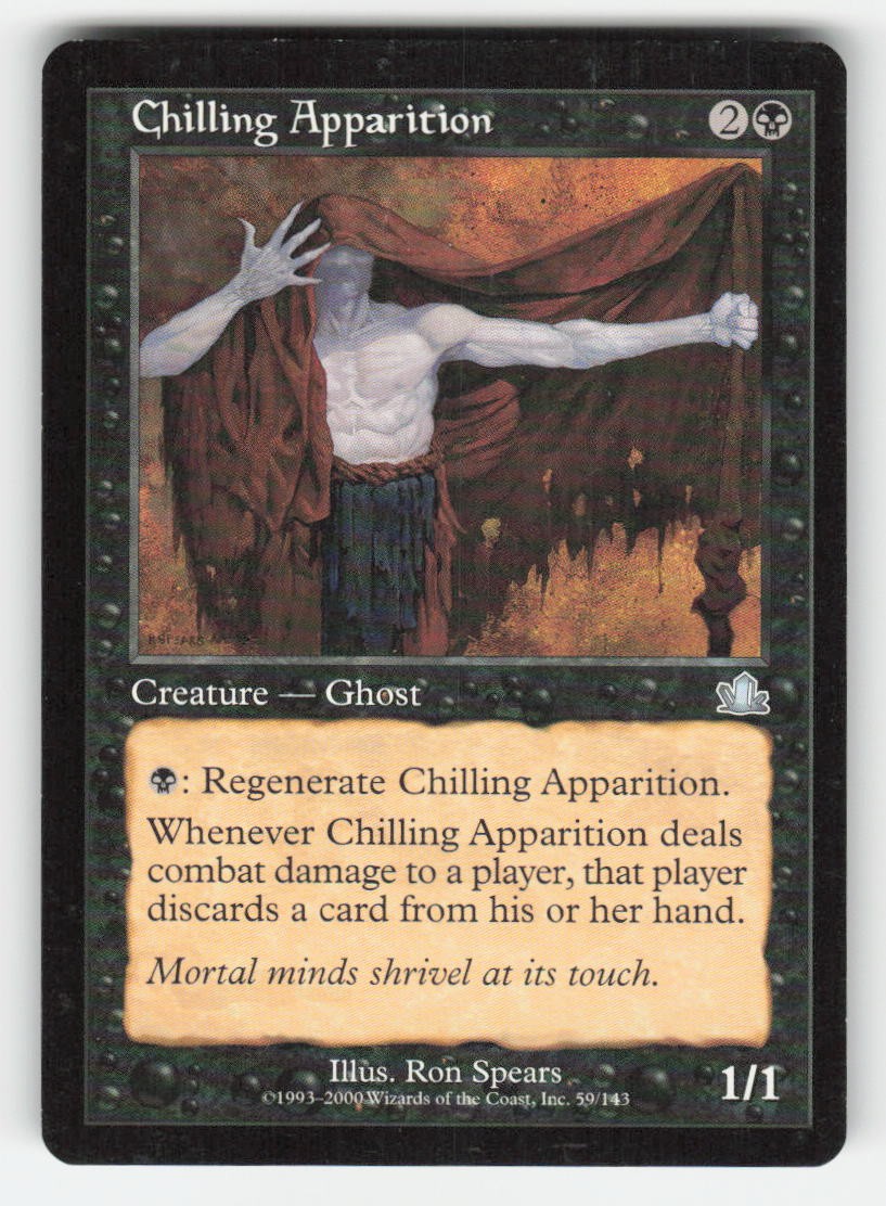 2000 Chilling Apparition Prophecy 59 MTG