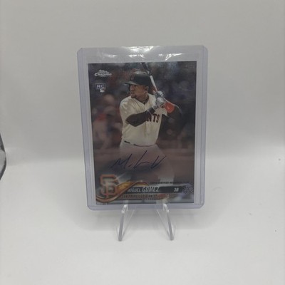 2018 Topps Chrome MIGUEL GOMEZ Rookie Autograph RC San Francisco Giant RA-MG